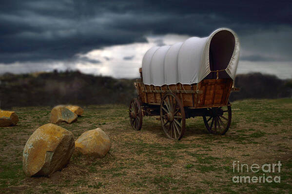 Covered Wagon Art Print featuring the photograph Covered Wagon 2 by Scott Parker
