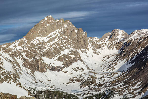 View Art Print featuring the photograph Crestone View by Aaron Spong