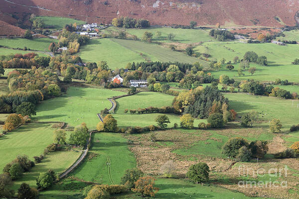 Autumn In Cumbria England Art Print featuring the photograph Cumbrian Countryside England UK by Julia Gavin