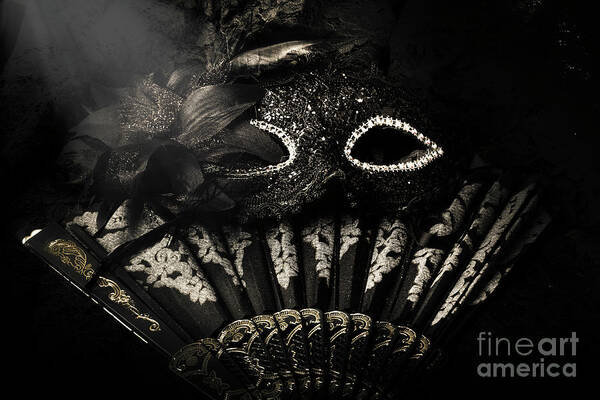 Carnival Art Print featuring the photograph Dark night carnival affair by Jorgo Photography