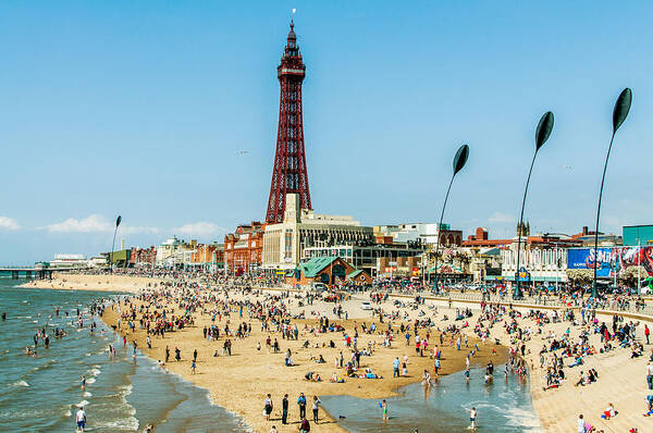 Beach Art Print featuring the photograph Day Trippers by Nick Barkworth