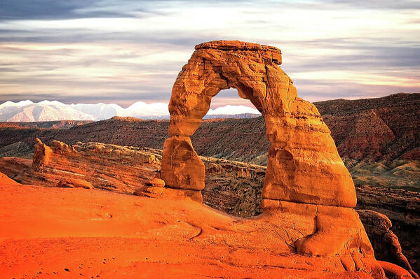 Delicate Arch Art Print featuring the photograph Delicate Arch by Mike Stephens