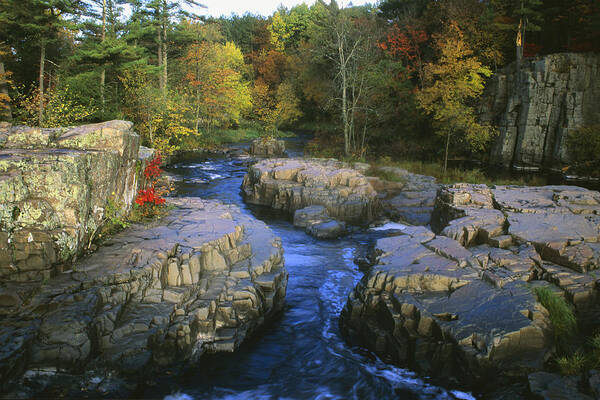 Dells Of The Eau Claire Art Print featuring the photograph Dells of the Eau Claire by Peter Skiba