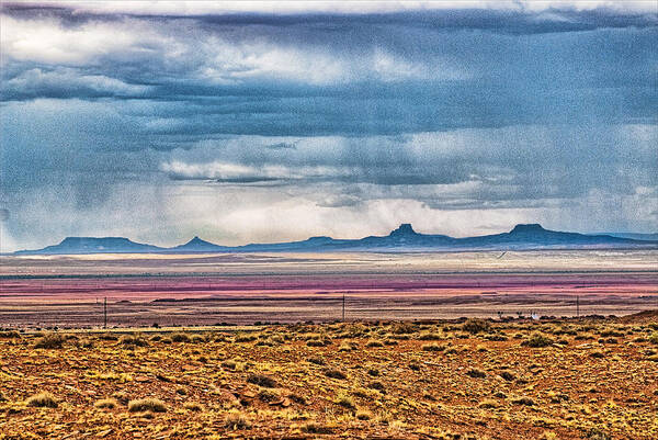 Desert Art Print featuring the photograph Desert Storm by Lou Novick