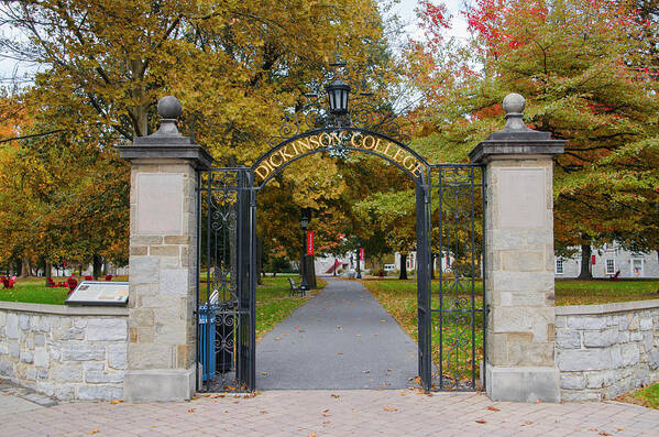 Dickinson College in Autumn - Carlisle Pennsylvania by Bill Cannon