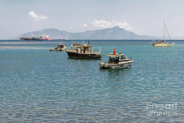 Harbour Art Print featuring the photograph Dili Harbour 01 by Werner Padarin