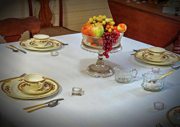 Supper Art Print featuring the photograph Dinner Time by Dennis Dugan