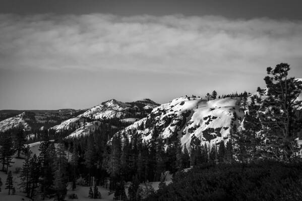 Donner Pass Art Print featuring the photograph Donnor Pass by Bruce Bottomley