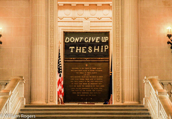 Dont Give Up The Ship Art Print By William E Rogers