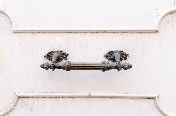 Ancient Art Print featuring the photograph Door Knobs of the world 26 by Sotiris Filippou
