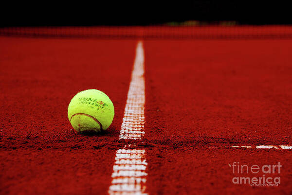 Tennis Art Print featuring the photograph Down And Out by Hannes Cmarits