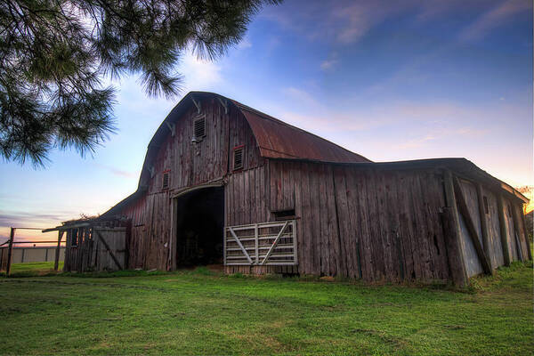 America Art Print featuring the photograph Down on the Farm - Barn Photography by Gregory Ballos