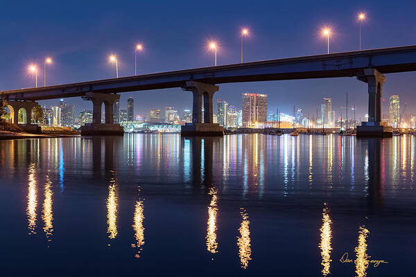 San Diego Art Print featuring the photograph Downtown by Dan McGeorge