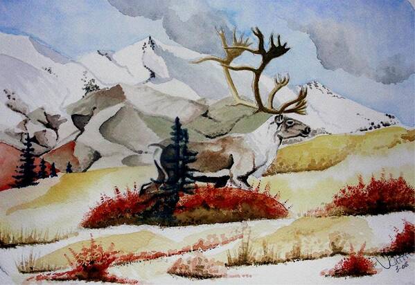 Alaska Art Print featuring the painting Dream Hunt by Jimmy Smith