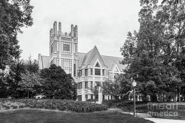 Duke University Art Print featuring the photograph Duke University Sanford Institute by University Icons