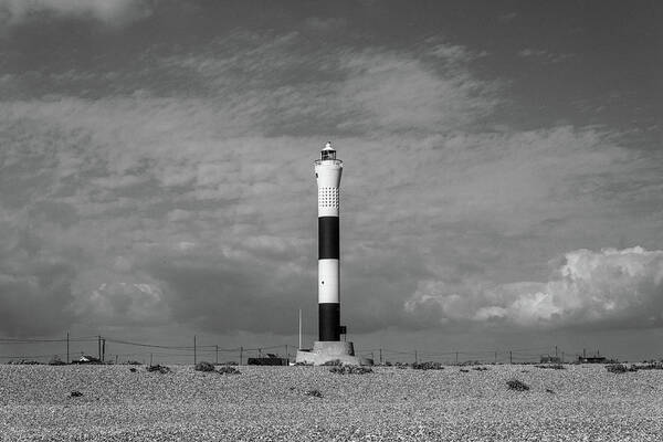 Dungeness Art Print featuring the photograph Dungeness Lighthosue by Jonathan Harbourne