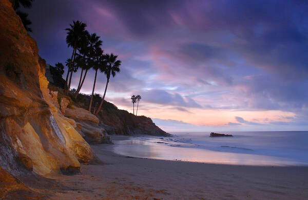 Landscape Art Print featuring the photograph Early Morning In Laguna Beach by Dung Ma
