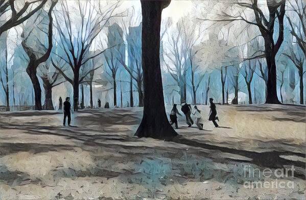 Early Spring - New York Art Print featuring the photograph Early Spring - New York by Miriam Danar