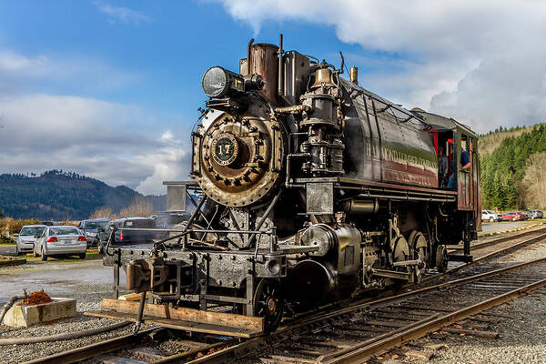 Trains Art Print featuring the photograph Elbe Steam Engine 17 - 2 by Rob Green
