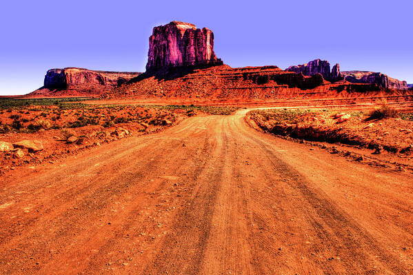 Arizona Art Print featuring the photograph Elephant Butte Monument Valley Navajo Tribal Park by Roger Passman