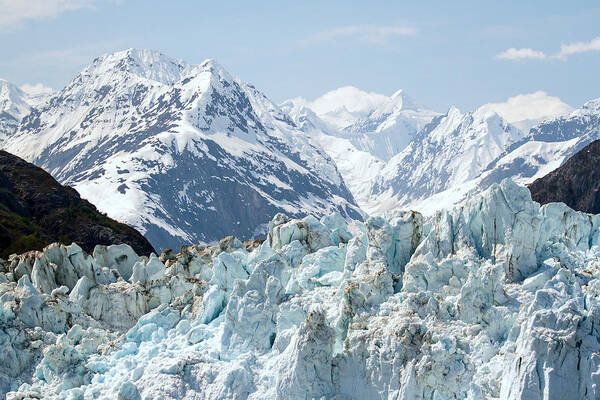  Alaska Art Print featuring the photograph Glaciers End of a Journey by Allan Levin