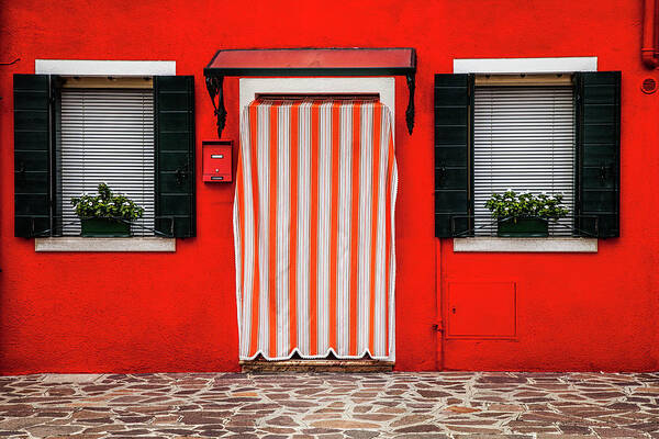 Venice Art Print featuring the photograph Entrance in Burano by Andrew Soundarajan