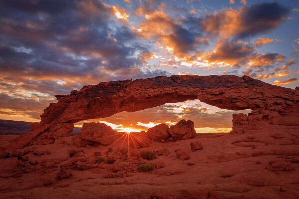 Grand Staircase Escalante Art Print featuring the photograph Escalante Sunset by Wasatch Light