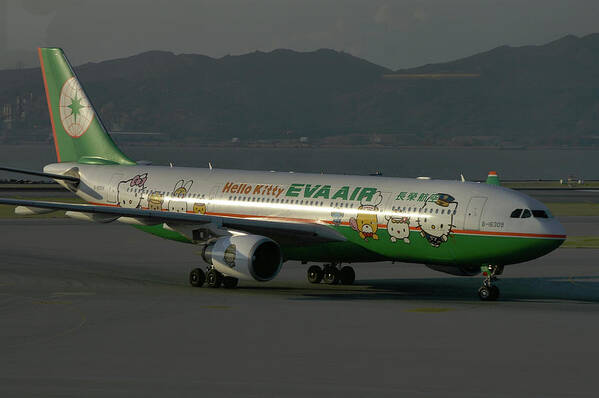 Airbus Art Print featuring the photograph Eva Air Airbus A330-203 by Tim Beach