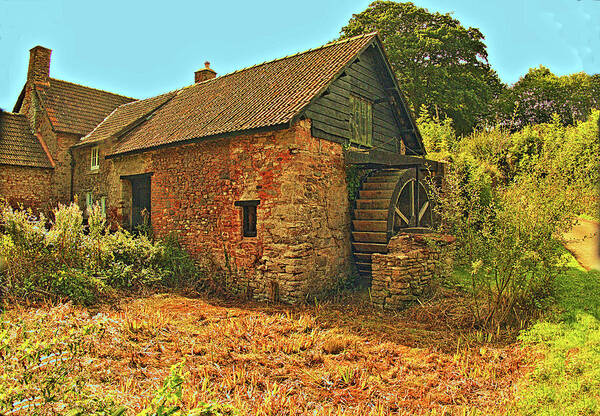 Places Art Print featuring the photograph Exmoor Mill by Richard Denyer