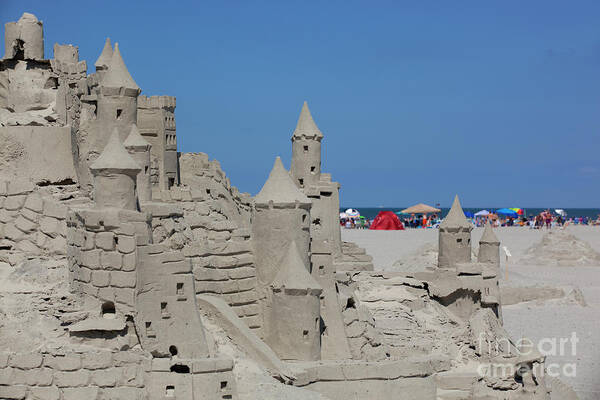 Architectural Model Art Print featuring the photograph Fancy Sand Castle by Anthony Totah