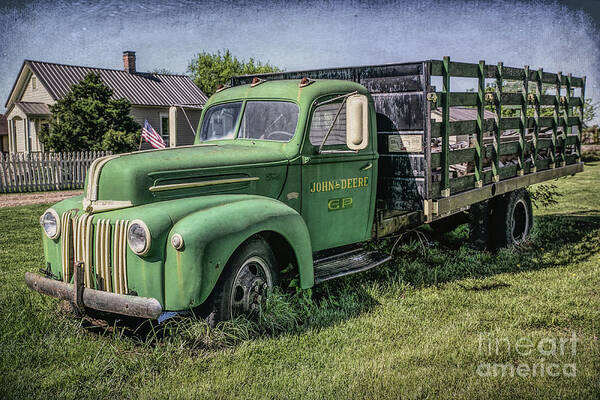 Farm Truck Art Print featuring the photograph Farm Truck by Lynn Sprowl