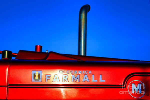 Mccormick Art Print featuring the photograph Farmall Sunset by Olivier Le Queinec
