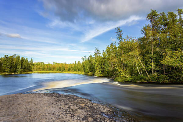 Pine Point Rapids Art Print featuring the photograph Fast Water by Nebojsa Novakovic