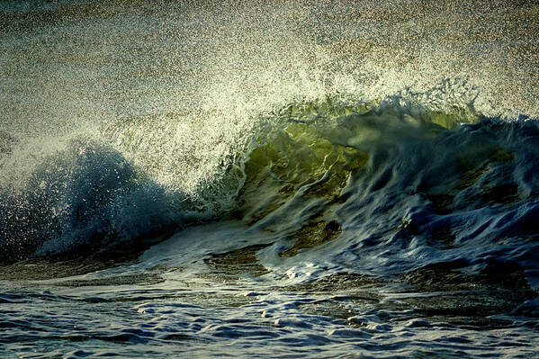 Wave Art Print featuring the photograph Fierce Wave by Mike Santis