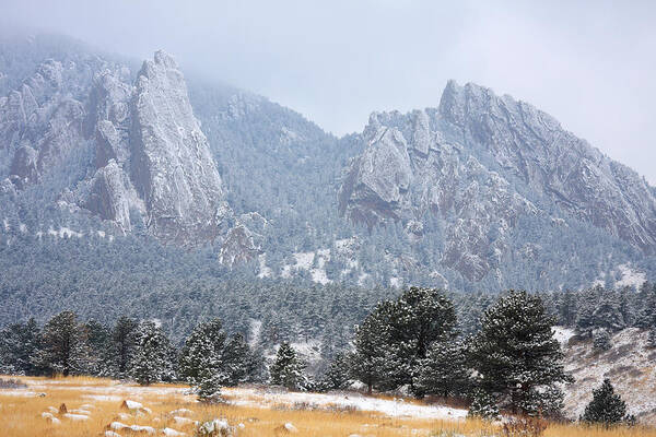 Flatirons Art Print featuring the photograph Flatirons by James BO Insogna