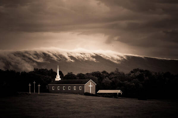 Fog Art Print featuring the photograph Fog Tendrils by Carlee Ojeda