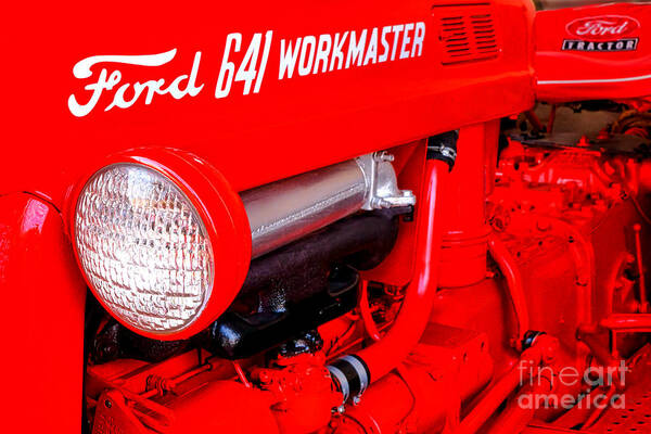 Ford Art Print featuring the photograph Ford 641 Workmaster by Olivier Le Queinec