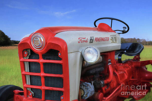 Ford Art Print featuring the photograph Ford 851 Powermaster by Lori Deiter