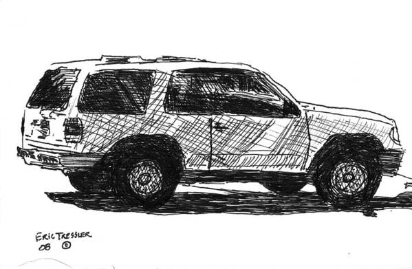 Ford Explorer Art Print featuring the photograph Ford Explorer by Eric Tressler