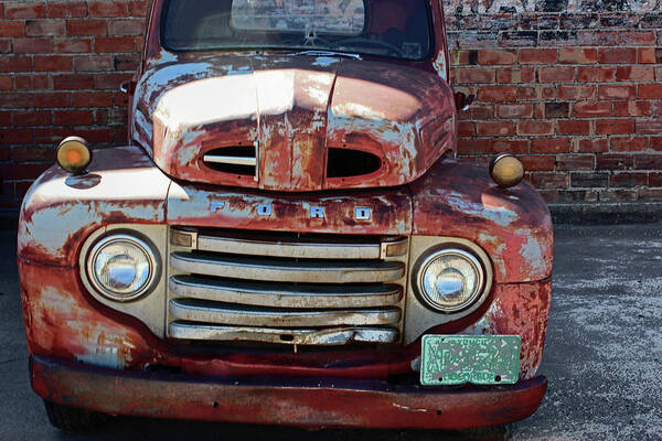 Ford Art Print featuring the photograph Ford in Goodland by Lynn Sprowl