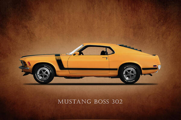 Ford Mustang Boss 302 Art Print featuring the photograph Ford Mustang Boss 302 by Mark Rogan