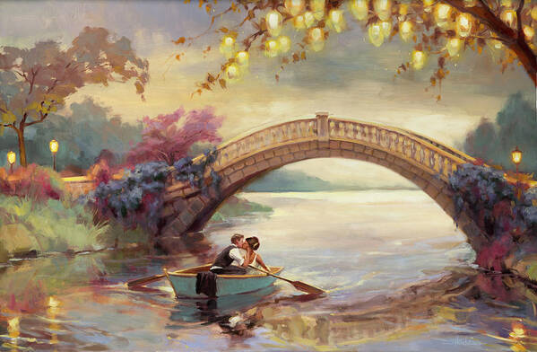 Romance Art Print featuring the painting Forever Yours by Steve Henderson