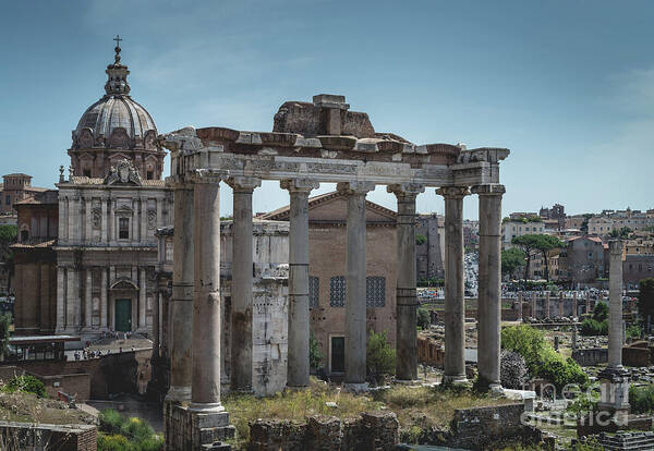 Foro Art Print featuring the photograph Foro Romano, Rome Italy 3 by Perry Rodriguez