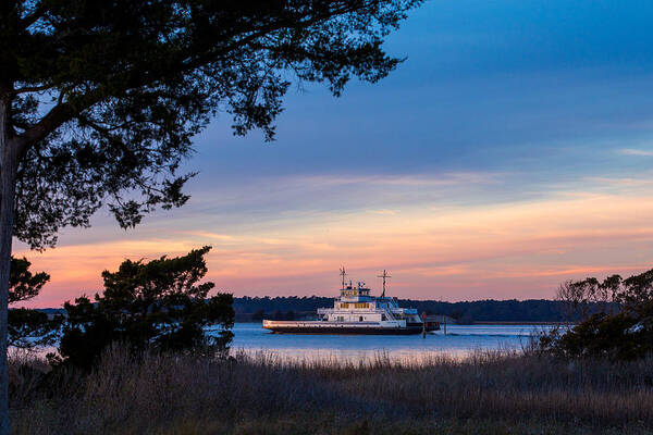Ftfisher Art Print featuring the photograph Fort Fisher Ferry to Southport by Nick Noble