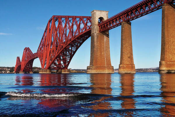 Forth Bridge Art Print featuring the photograph Forth Bridge by Micah Offman