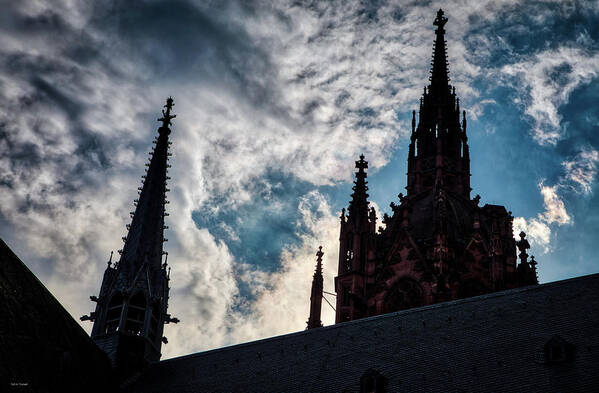 Cathedral Art Print featuring the photograph Frankfurt Cathedral by Ross Henton