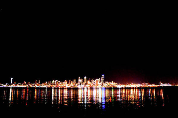  Art Print featuring the photograph From Alki -Wide by Brian O'Kelly