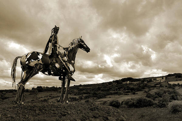 Gaelic Chieftain Art Print featuring the photograph Gaelic Chieftain. by Terence Davis