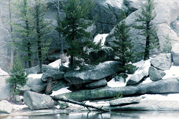 Mountain Lake Art Print featuring the photograph Gem Lake by David Chasey