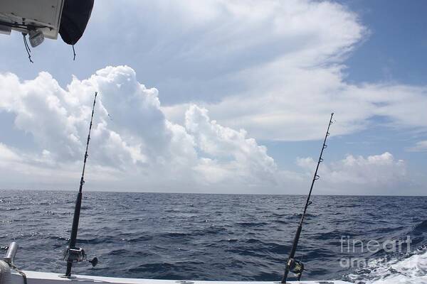 Getting Ready To Fish Art Print featuring the photograph Getting Ready To Fish by John Telfer